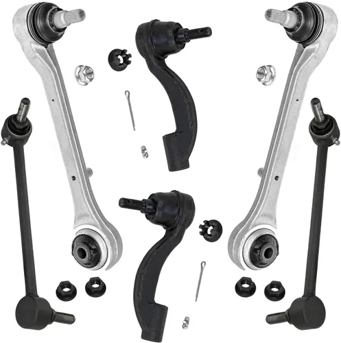 Miniatura 173 de Detroit Axle - Kit de extremo delantero para Chrysler 300 Dodge Charge Challenger 2011-2023, 2 brazos de control inferiores traseros 2 rótulas