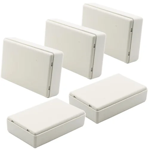Miniatura 20 de Zulkit 12 cajas de proyecto de plástico ABS para proyectos eléctricos, caja de conexiones pequeña, color blanco, 2.17 x 1.28 x 0.79 pulgadas