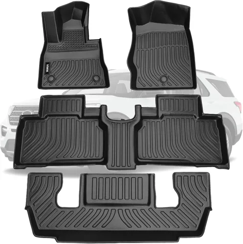 Miniatura 33 de Tapetes VIWIK para Ford Maverick Fuel 2025-2022, forros de piso 3D antideslizantes, tapetes impermeables de TPE para automóvil, protección de ajuste