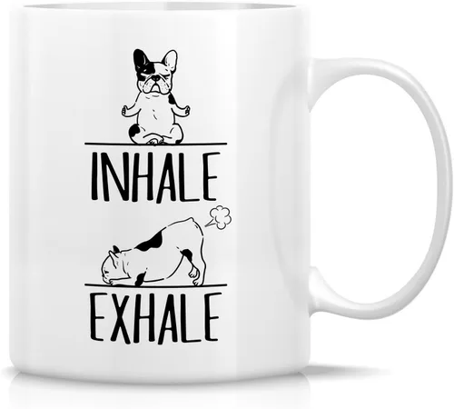 Miniatura 110 de Retreez - Taza divertida con texto en inglés "Funny Cute Golden Retriever Don't Stop Retrievin' Dog Lover", 325 ml, tazas de café de cerámica