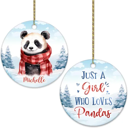 Miniatura 15 de Hyturtle Adorno de Navidad personalizado, con nombre personalizado, círculo de cerámica, para amantes de las abejas, decoración de árbol, regalo