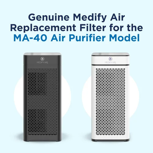 Miniatura 2 de Medify MA-40 - Filtro de repuesto genuino para alérgenos, humo, incendios forestales, polvo, olores, polen, caspa de mascotas, 3 en 1 con prefiltro
