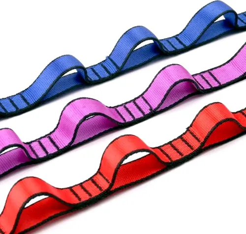 Miniatura 2 de 2 piezas ajustables antigravedad crisantemo swing volador elástico cuerda escalada cadenas margaritas extensión yoga cinturón colgante Negro