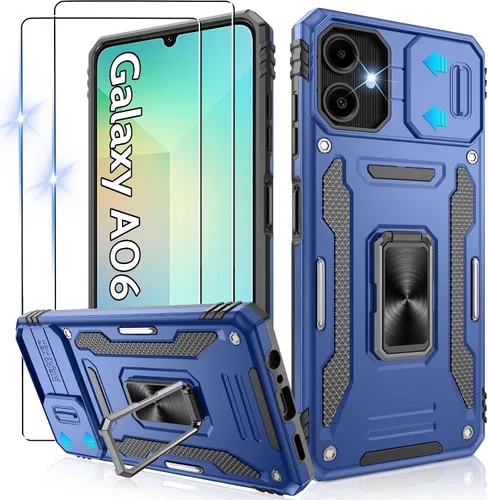 Miniatura 60 de Gritup para Samsung Galaxy S22 Funda con protectores de pantalla HD de 2 paquetes y cubierta deslizante para la cámara, protección contra caídas