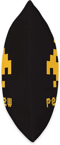 Miniatura 2 de Geeks and Gamers Alien Invaders Pew Space - Almohada de regalo de videojuegos retro de 8 bits, 15.7 x 15.7 in, multicolor