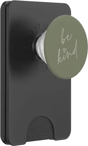Miniatura 7 de Be Kind - Lindo dicho inspirador positivo (verde oliva) PopSockets estándar PopGrip