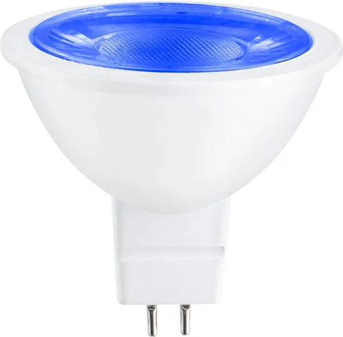 Miniatura 18 de Sunlite Foco reflector LED MR16 41047, 90 lúmenes, 3 vatios (ecualizador de bombilla halógena de 25 W) 12 V, base bi-pin GU5.3, no regulable, Rojo