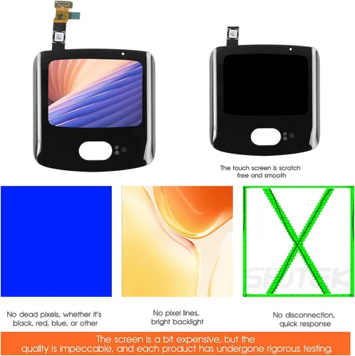 Miniatura 6 de Reemplazo de pantalla para Motorola Moto Razr 5G 2020 XT2071-4 Pantalla táctil LCD digitalizador Asamblea para Motorola Moto Razr 5G XT2071-4