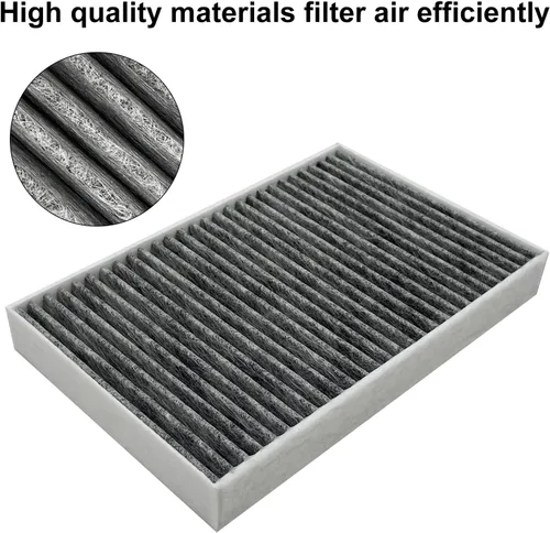 Miniatura 3 de Filtro de aire de cabina para Tesla Model S con carbón activado para modelos S 1035125-00-A 2012-2015 (carbón activado 2012-2015)
