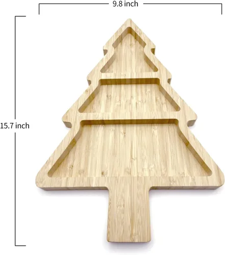 Miniatura 7 de Tabla de Servir de Bambú, Platos Reutilizables de Bambú para Múltiples Espacios, Juego de Tabla para Charcutería de Forma Novedosa con Cuchillo