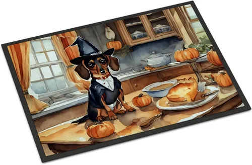Miniatura 53 de Caroline's Treasures DAC1720MAT Affenpinscher - Tapete de otoño para cocina, con calabazas, 18 x 27 pulgadas, tapete para puerta delantera