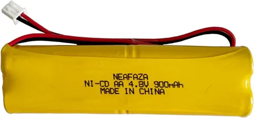 Miniatura 5 de D-AA650Bx4 Ni-CD 4.8V 900mAh Señal de salida Batería de iluminación de emergencia compatible con Unitech Dual-Lite 0120859 Ni-CD AA 650mAh E1021R