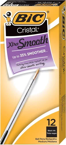Miniatura 7 de BIC Cristal Xtra, Bolígrafo suave, Negro 12