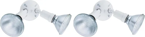 Miniatura 14 de Lithonia Lighting OFTH 300PR 120 P WH-M12 - Soporte ajustable doble PAR con atardecer a amanecer, 120 voltios, 300 vatios, color blanco