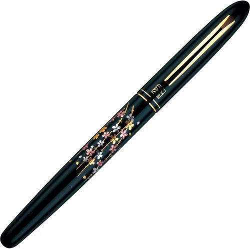 Miniatura 5 de Kuretake ER187-910 - Bolígrafo de carta, bolígrafo de bambú Kuri, Maki-e Monogatari, canción de Sakura, grasa