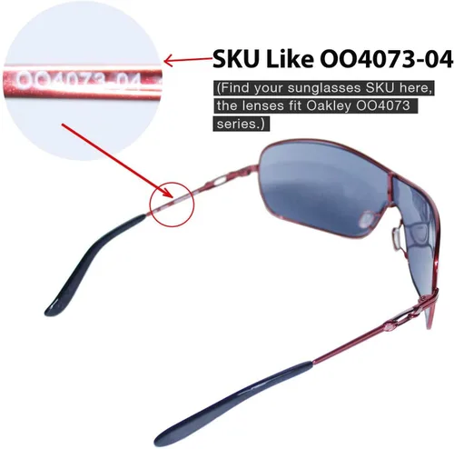 Miniatura 4 de Walleva Lentes de repuesto para gafas de sol Oakley Distress (serie OO4073), múltiples opciones disponibles
