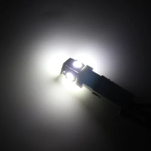 Miniatura 2 de Juego de 12 bombillas LED anaranjadas BA9 BA9S 53 57 1895 64111 para placa de matrícula, puerta lateral, luces de cortesía interiores, cúpula, mapa