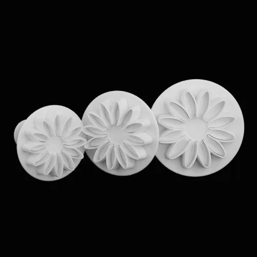 Miniatura 3 de 33 piezas Fondant Cake Cookie Plunger Cutter Sugarcraft Flor Hoja Mariposa Forma de Corazón Decoración Molde DIY Herramientas