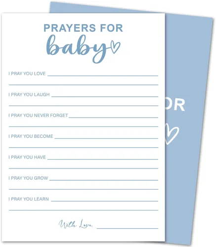 Miniatura 13 de Juegos de baby shower para niño o niña, consejos de baby shower y tarjetas de deseos para padres futuros, juegos de revelación de género, 30