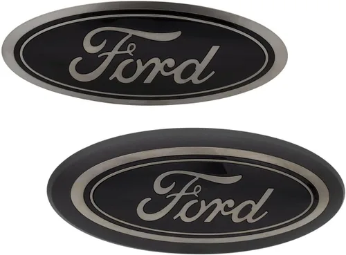 Miniatura 2 de Ford 2018-2023 F-150 Kit de emblemas de apariencia negra para rejilla delantera y portón trasero M-1447-F15B