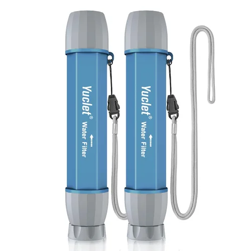 Miniatura 10 de Yuclet YWF01 Popote de Filtro Personal para Bebidas de Supervivencia, Purificador de Agua Portátil, Sistema de Filtración, Equipo y Suministros
