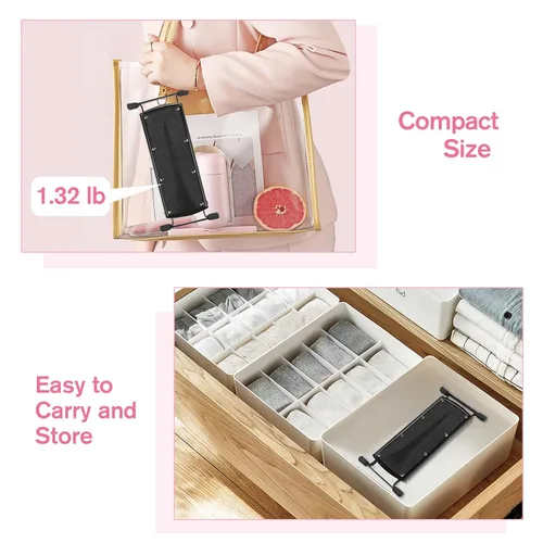 Miniatura 5 de Subay Reposapiés para Pedicura, Soporte de Pie Ajustable en 6 Alturas para Pedicura, Soporte de Pedicura Plegable Antideslizante para Pedicuras