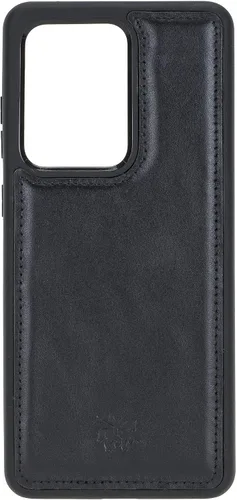 Miniatura 295 de Venito Lucca - Funda de piel compatible con Samsung Galaxy Note 10 (6,3 pulgadas), extra segura, con cubierta trasera acolchada, cocodrilo negro