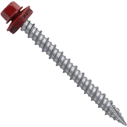 Miniatura 82 de Brite - Tornillos para techos de metal blanco (10 x 2 unidades), cabezal de arandela hexagonal, arranque automático/roscado, arandela EPDM, 3 x 250