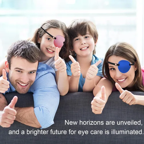 Miniatura 7 de Parche ocular, 2 unidades de parche ocular ajustable 3D, parches oculares médicos para ojo derecho o izquierdo, parches oculares para ambliopía u