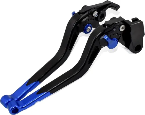 Miniatura 10 de ESPEEDMTC para Kawasaki Ninja H2 H2R 2015-2020 Aleación de aluminio modificada CNC Accesorios de palanca de embrague de freno de tamaño largo (rojo)