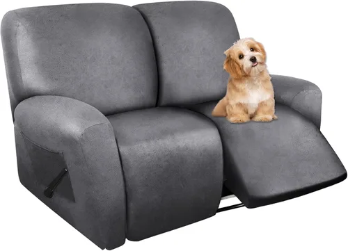 Miniatura 31 de molasofa Fundas de cuero para sillas reclinables, fundas para sillas reclinables grandes para silla reclinable, 4 piezas, fundas lavables que se