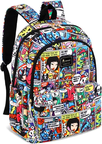 Miniatura 15 de Tokidoki Mochila con llavero Unicorno linda mochila de viaje para laptop para mujer, bolsa casual, mochila ligera, mochila de día