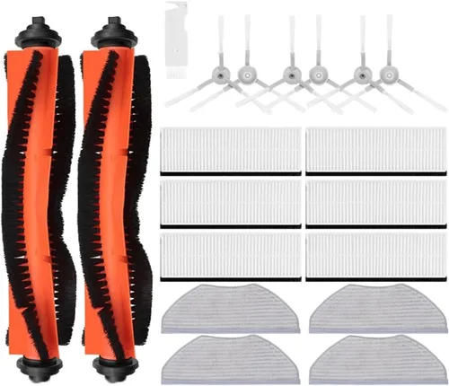 Miniatura 2 de EtliN Cepillo lateral principal, filtro Hepa, trapeador, repuesto compatible con Xiaomi Viomi V3 Max, robot aspirador, piezas de repuesto