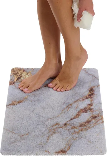 Miniatura 42 de Tapete de ducha antideslizante para bañera - Tapete de baño de lufa para baño - Tapete de baño de 40 x 16 pulgadas - Alfombra de baño antideslizante