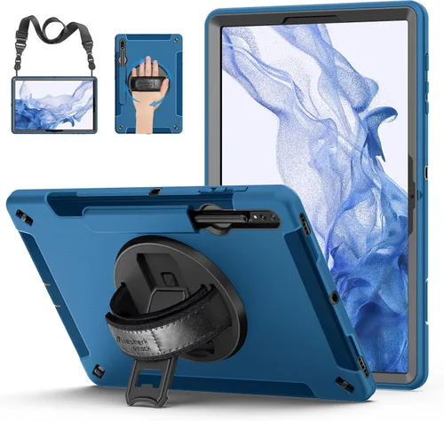 Miniatura 12 de Funda para Galaxy Tab S6 Lite de 10.4 pulgadas 2024/2022/2020: funda de TPU de grado militar a prueba de golpes con protector de pantalla - soporte