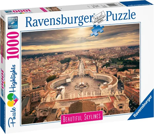 Miniatura 3 de Ravensburger 14082 Skylines-Rome 1000pc Rompecabezas