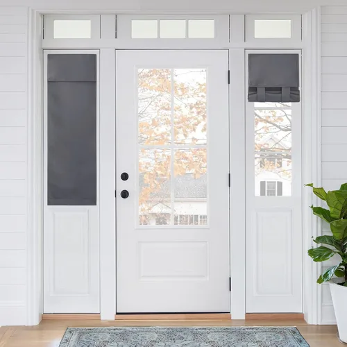Miniatura 110 de RYB HOME 2 Paneles Cubierta de Ventana de Puerta de Aula, Persianas Opacas para Ventanas y Puertas de Aula Cubierta Persianas de Confinamiento