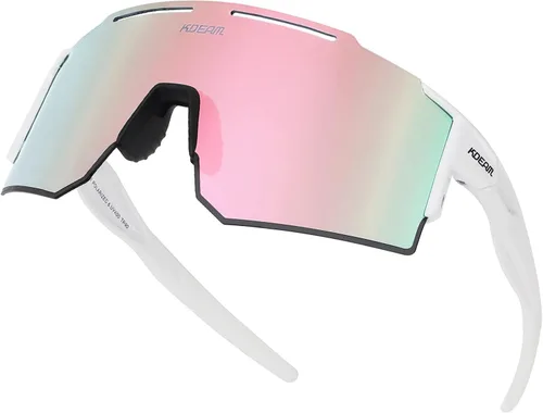 Gafas de sol deportivas polarizadas UV400 para hombres y mujeres, gafas de ciclismo resistentes al viento para conducción, carrera, golf, lentes de