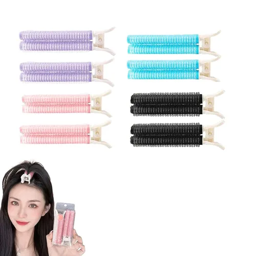 Pinzas de raíz para el cabello, rodillos rizadores voluminosos autoadhesivos, pinzas para rizar el cabello, pinzas voluminizadoras de raíz de