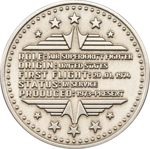 Miniatura 3 de ¡Moneda militar F-16 Fighting Falcon Challenge! Fighter Jet Military Coin, moneda personalizada de avión de avión! Diseñado por veteranos militares!