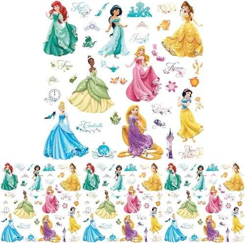 Miniatura 5 de RoomMates Disney Princess Royal Debut - Calcomanías de pared para despegar y pegar, RMK2199SCS