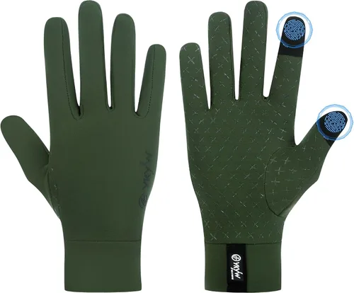 YKYWBIKE Guantes de ciclismo de invierno para hombres y mujeres, guantes de bicicleta acolchados para pantalla táctil, resistentes al agua,