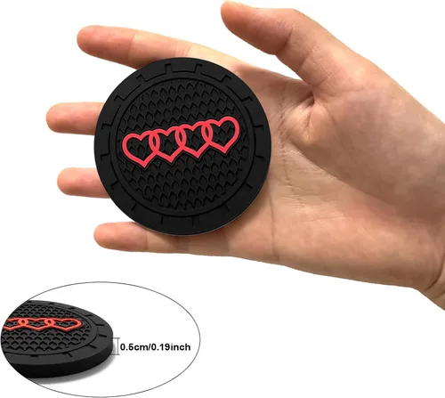 Miniatura 3 de Paquete de 2 posavasos de 2.75 pulgadas para Audi Jeep, Toyota, Honda, Ford, Chevy, GMC, Dodge, Subaru, Cadillace, Kia, Hyundai, Volkswagen, BMW