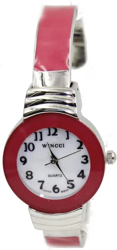 Miniatura 4 de Reloj de pulsera clásico cromado para mujer