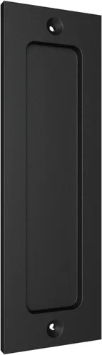 Manija de puerta corredera de granero de 7" - Tirador empotrado para puertas correderas Armarios y cajones - Negro