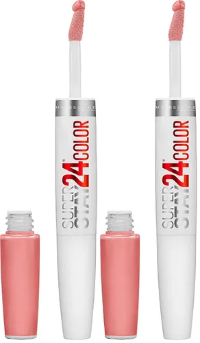 Miniatura 21 de Maybelline Super Stay 24, lápiz labial líquido de maquillaje de 2 pasos, color altamente pigmentado de larga duración con bálsamo hidratante, Merlot