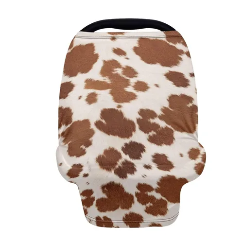 Miniatura 26 de Wanyint Fundas de asiento de automóvil para bebé, toldo para niños y niñas, multiusos, fundas de lactancia materna, bufanda de lactancia, decoración