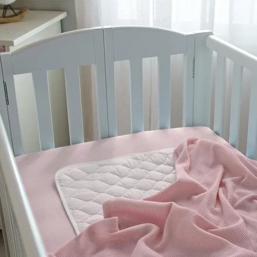 Miniatura 6 de American Baby Company Sábana ajustable para mini cuna de algodón 100% natural de 38" x 24" - Sábana suave y transpirable pequeña tipo nido portátil