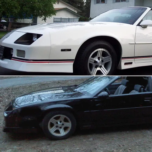 Miniatura 6 de Para Pontiac Firebird 1982-1992, Chevy Camaro 1982-1992 Carcasas de marcador lateral de parachoques delantero de repuesto lente ahumada Vivienda