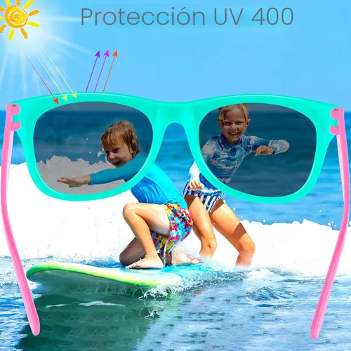 Miniatura 6 de GINMIC Gafas de sol para niños, regalos de fiesta a granel, paquete de 12 unidades, regalos para el día de San Valentín, protección UV 400, lentes